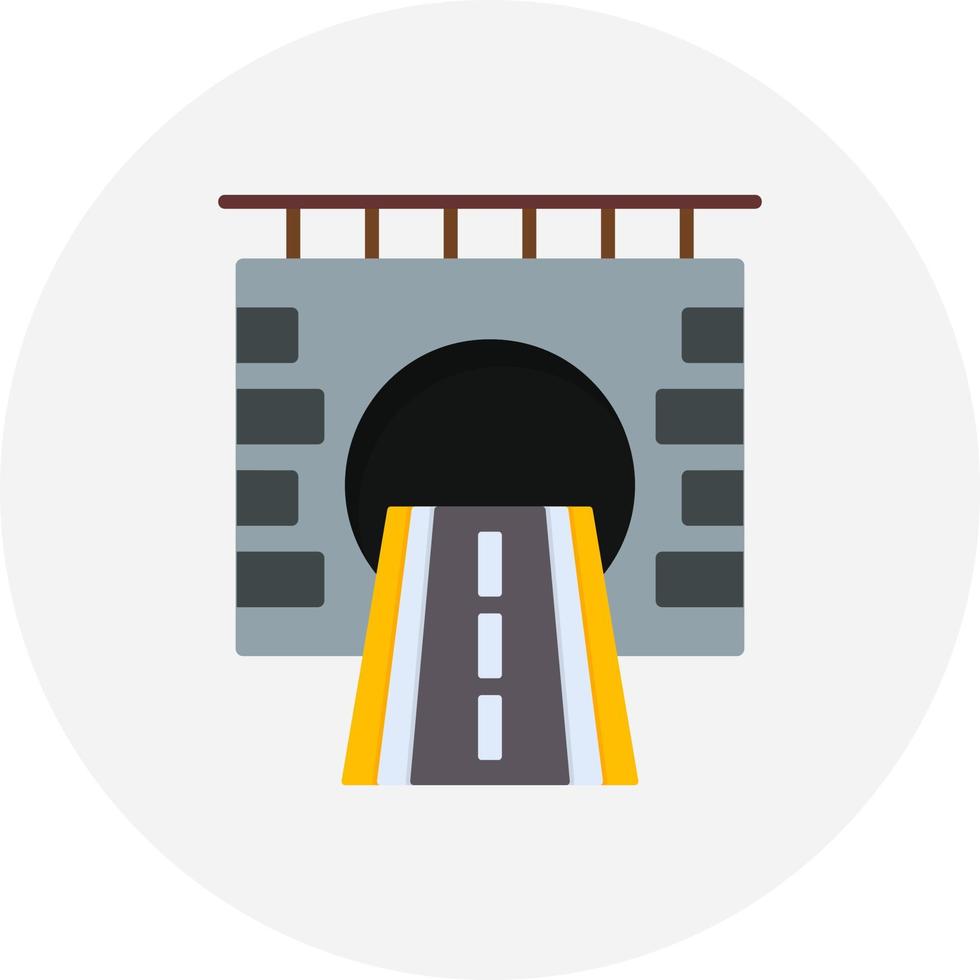tunnel creatief icoon ontwerp vector