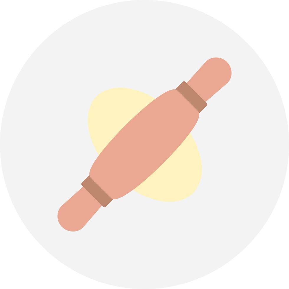 rollend pin creatief icoon ontwerp vector