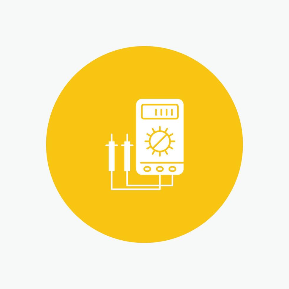 voltmeter ampère watt digitaal tester vector