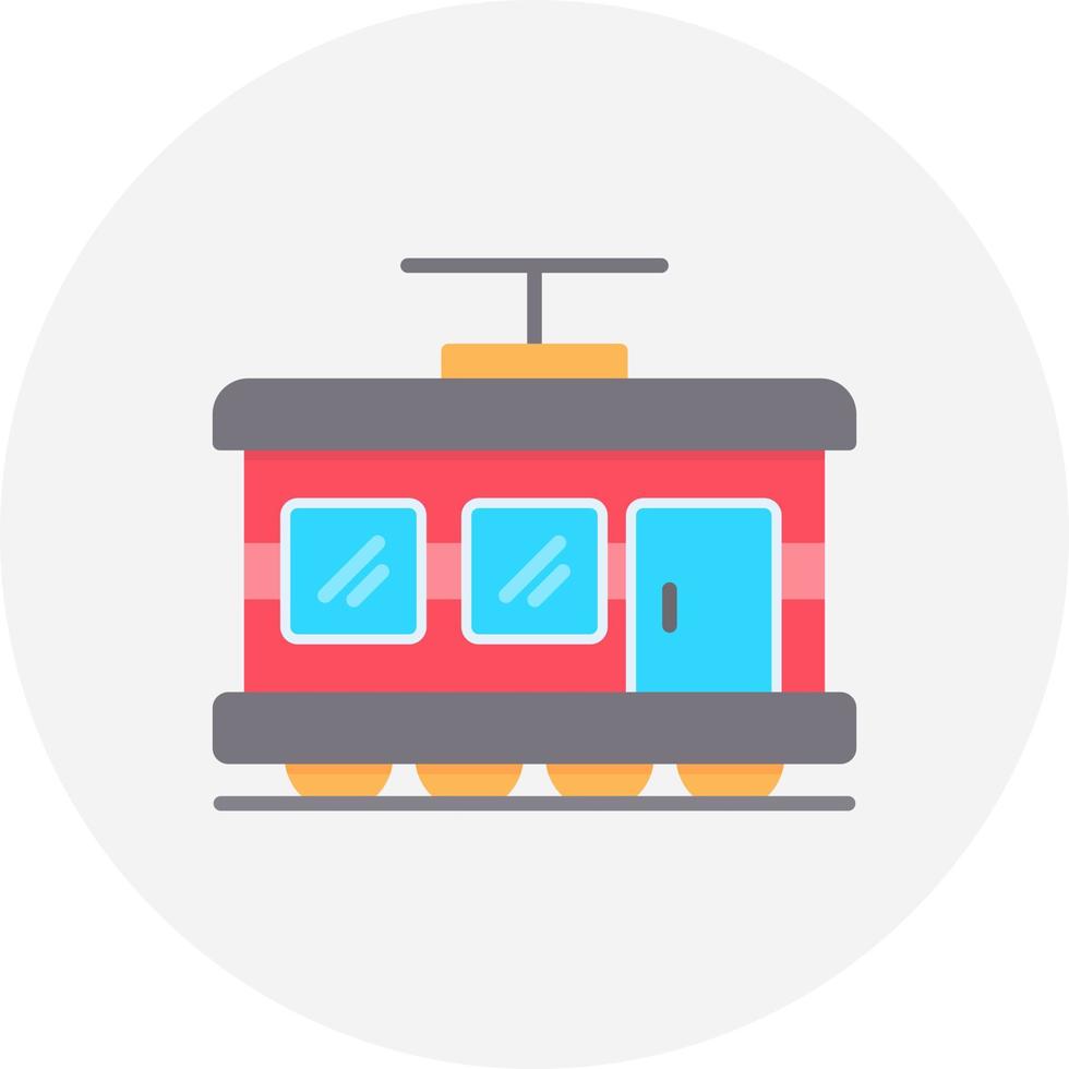 tram creatief icoon ontwerp vector