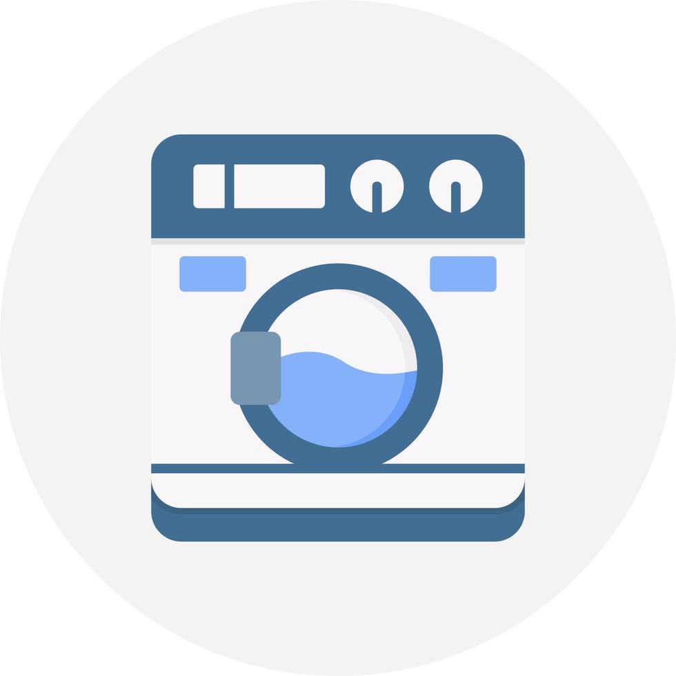het wassen machine creatief icoon ontwerp vector