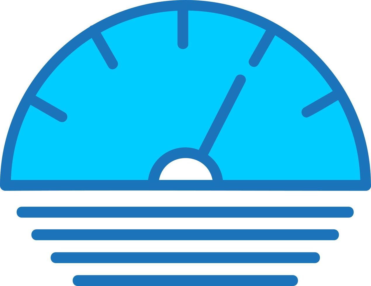 Speedo meter vector icoon