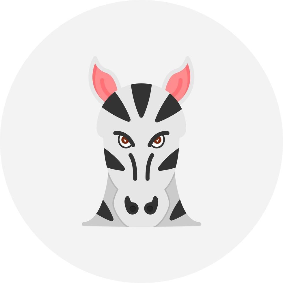 zebra creatief icoon ontwerp vector