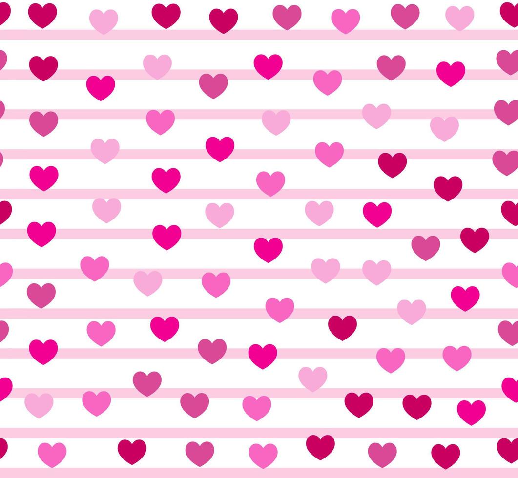 vector naadloos hart patroon voor st.valentijn s dag