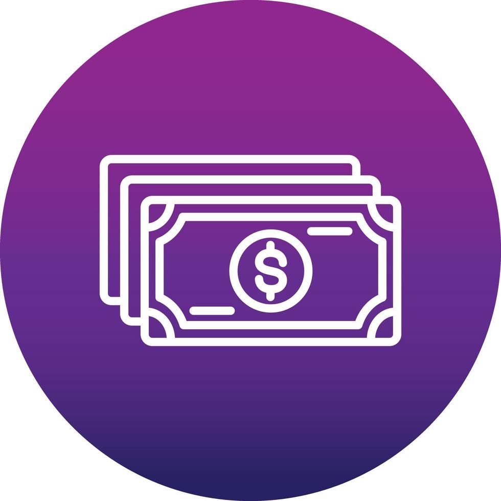 contant geld vector icoon