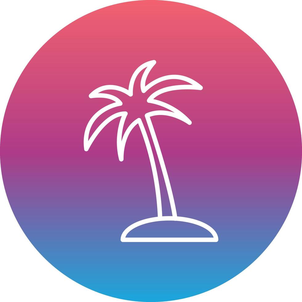 palm boom vector icoon