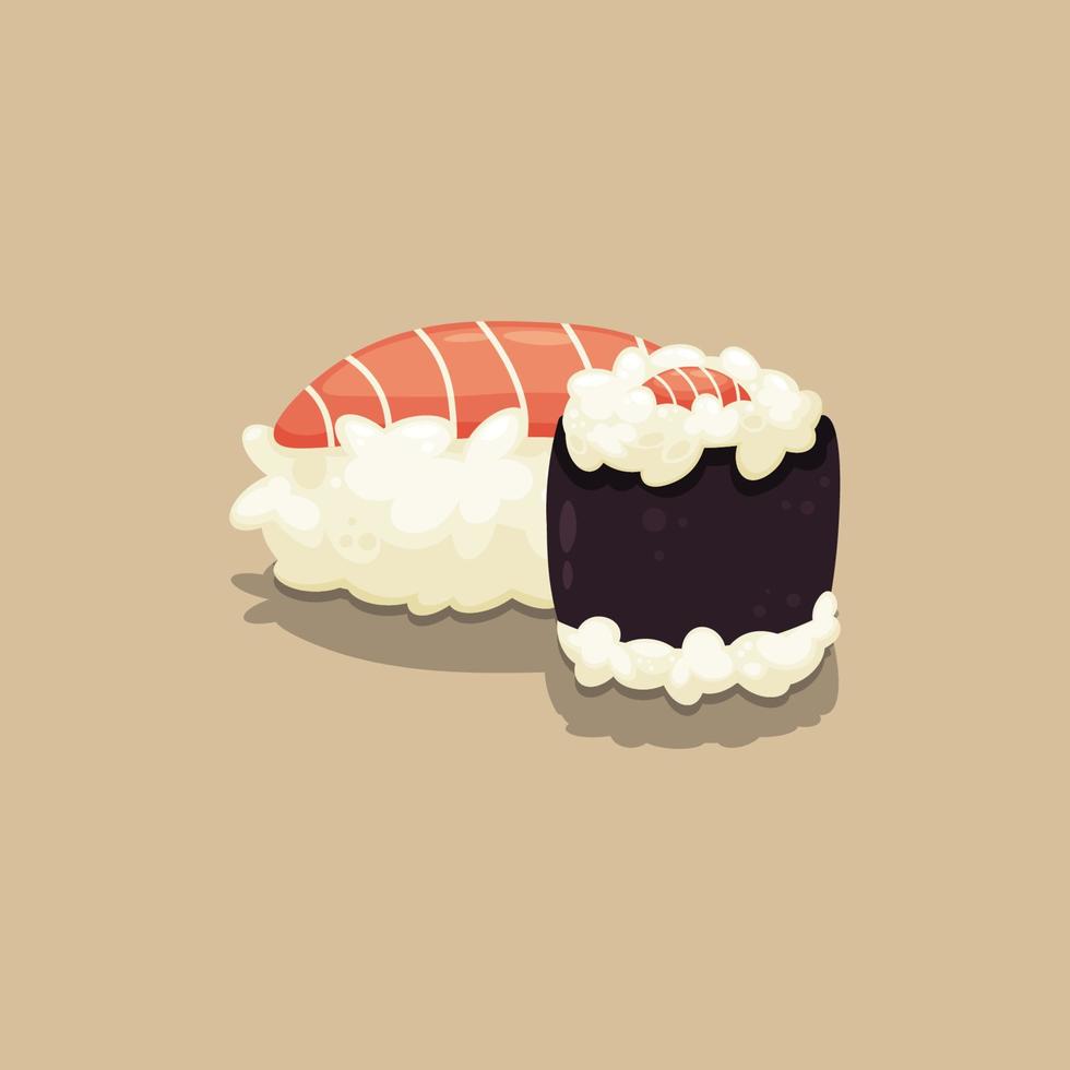 sushi Japan voedsel. ontwerp met tekenfilm stijl. vector
