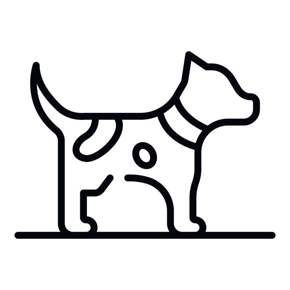 puppy hond icoon, schets stijl vector