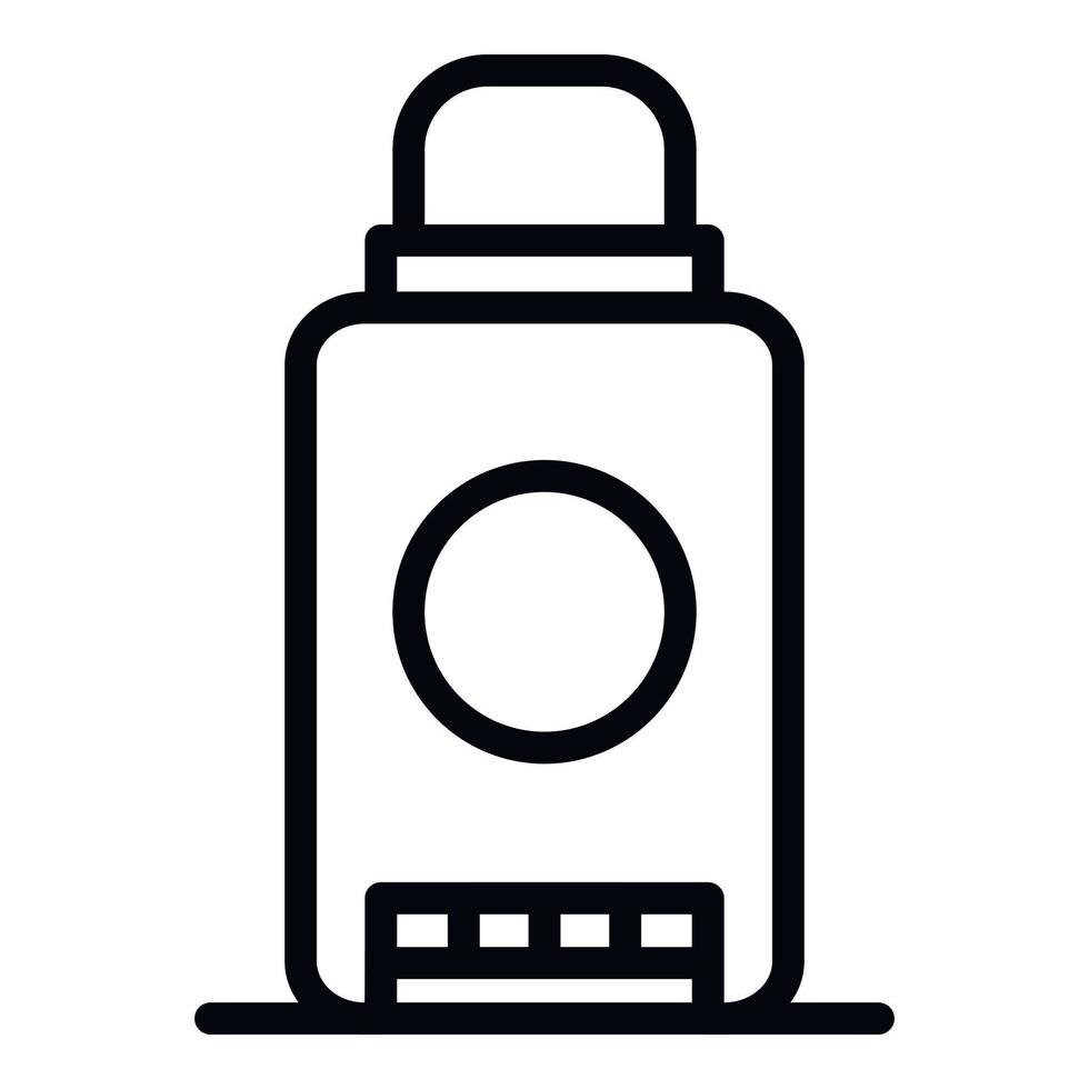 deodorant stok icoon, schets stijl vector