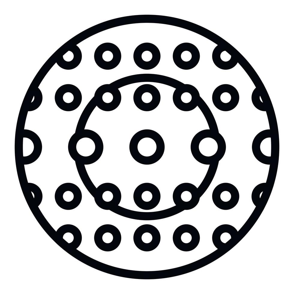 rubber zorb icoon, schets stijl vector