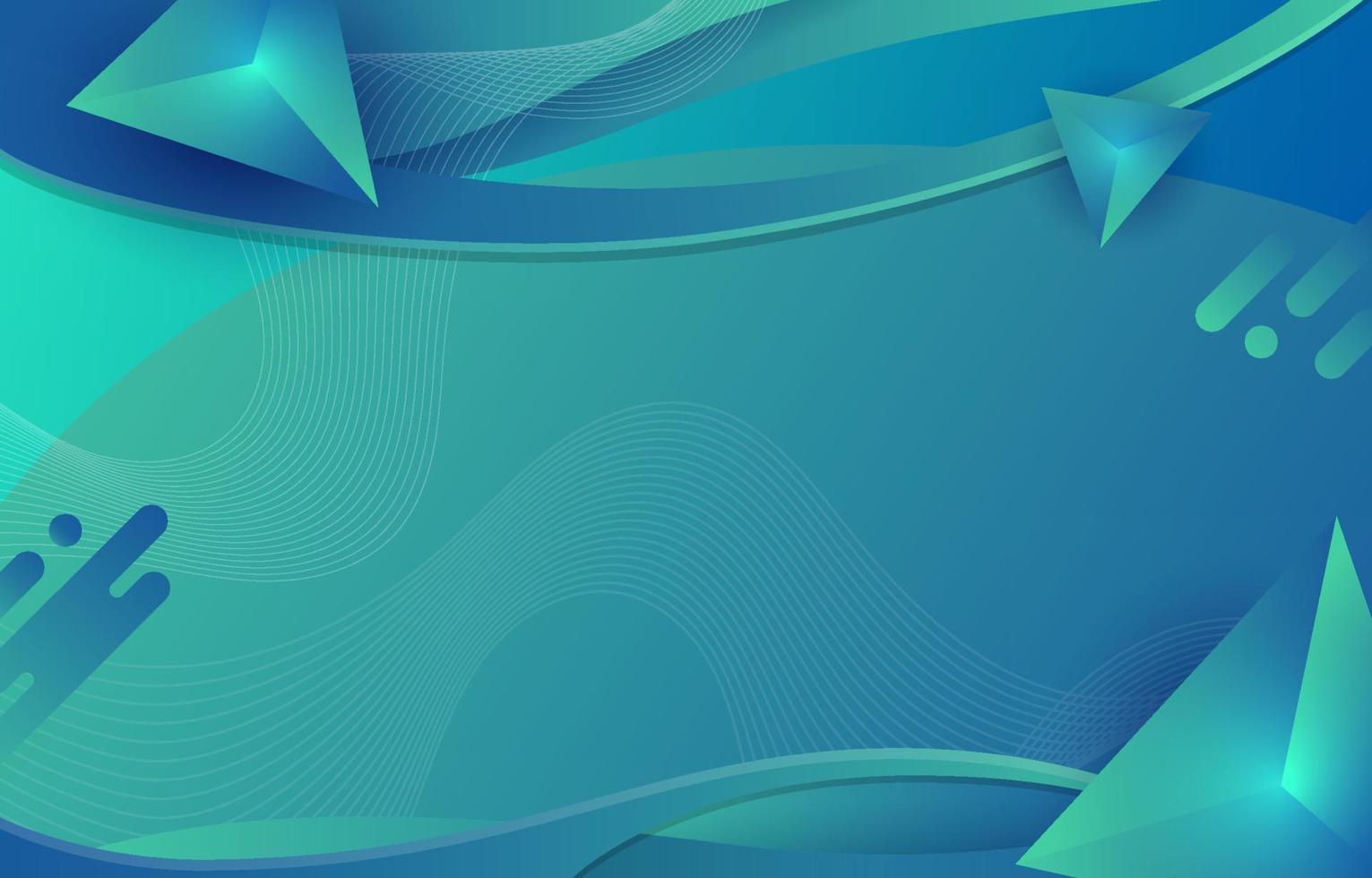 futuristische blauw en groen achtergrond vector