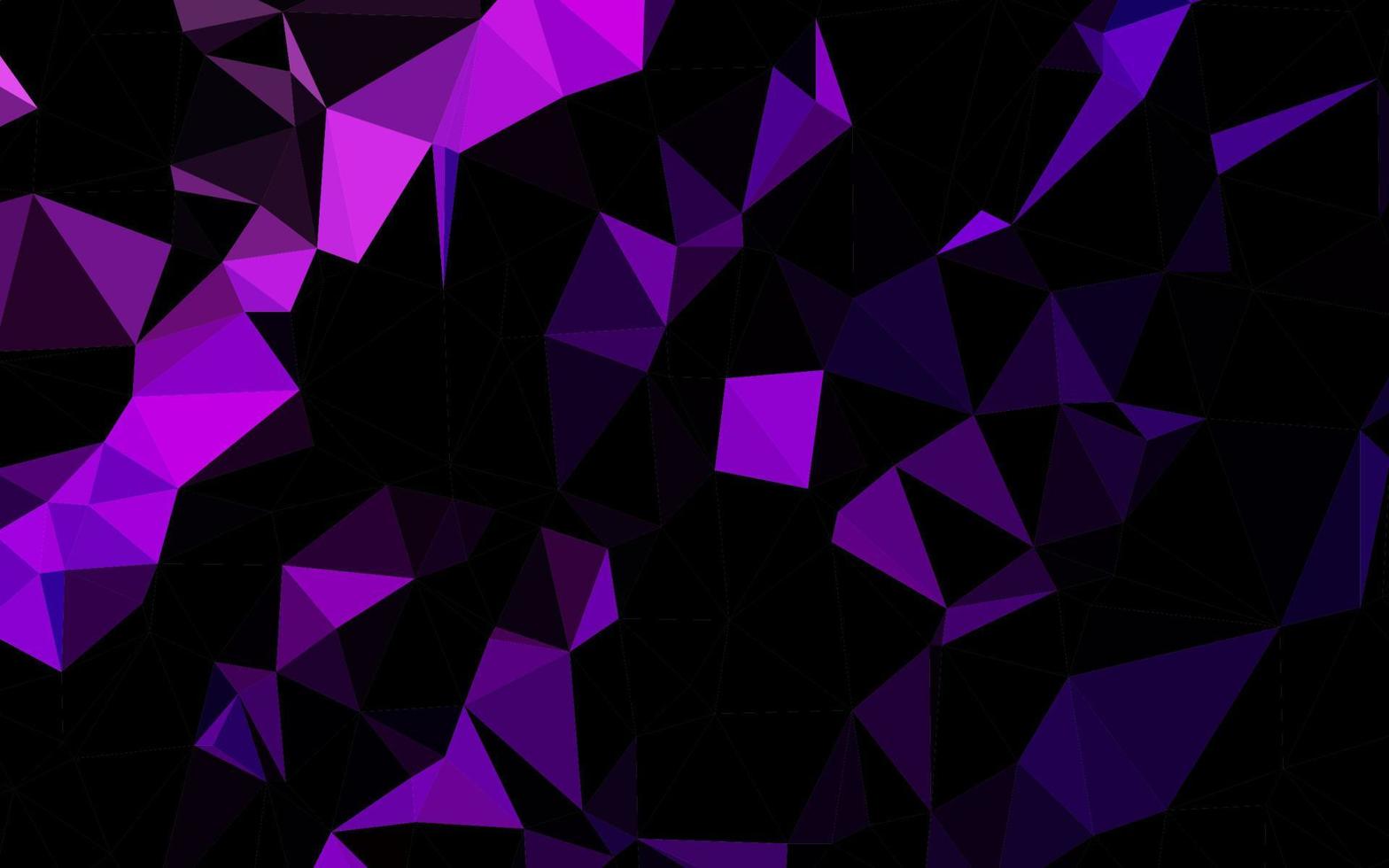 donker paars, roze vector abstracte veelhoekige textuur.