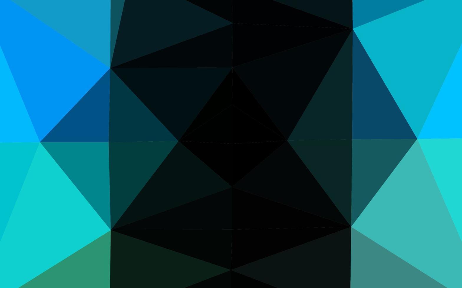 lichtblauw, groen vector abstract mozaïekpatroon.