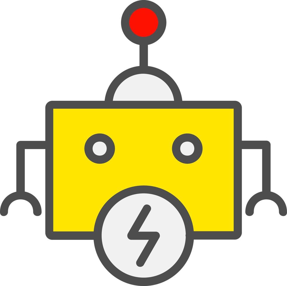 robot vector pictogram