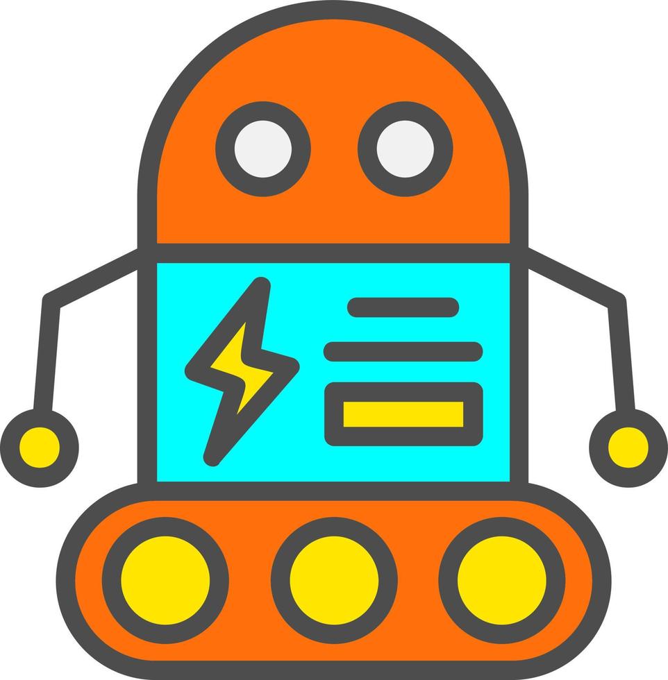 robot vector pictogram