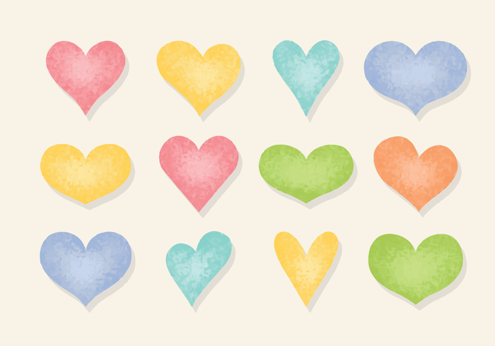 Gratis Grainy Heart Vector