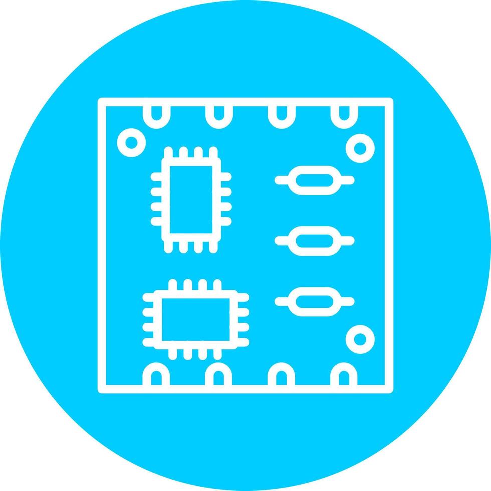 pcb bord vector icoon