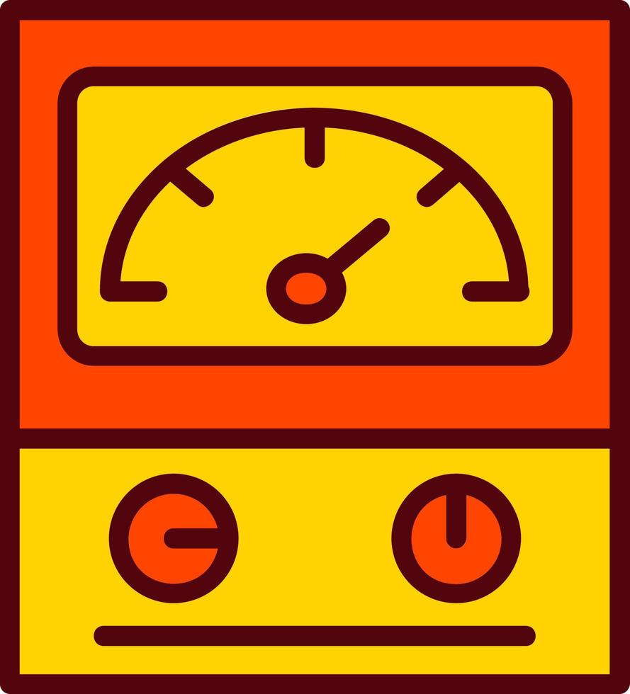 ampèremeter vector pictogram