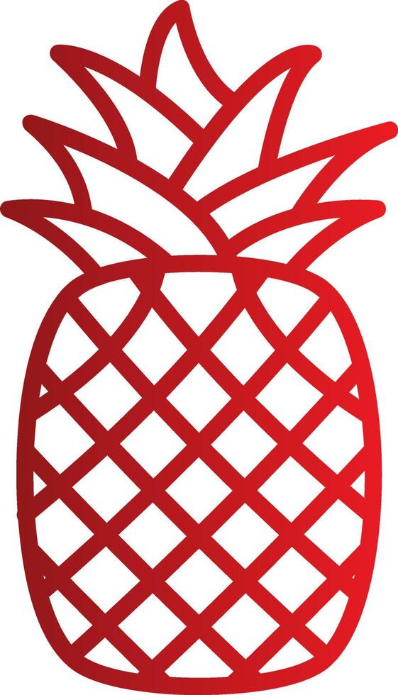 pijnboom appel vector icoon