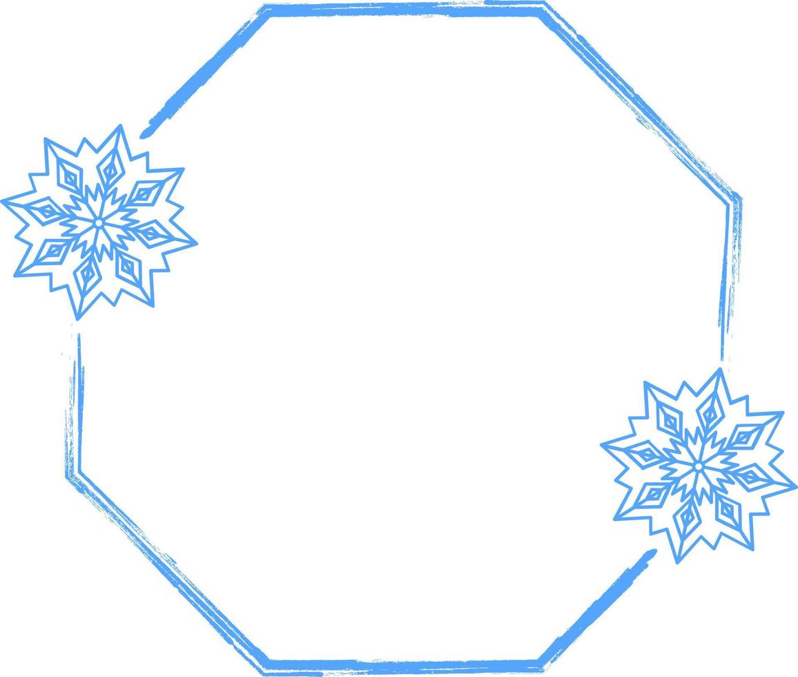 Kerstmis kader. vector illustratie