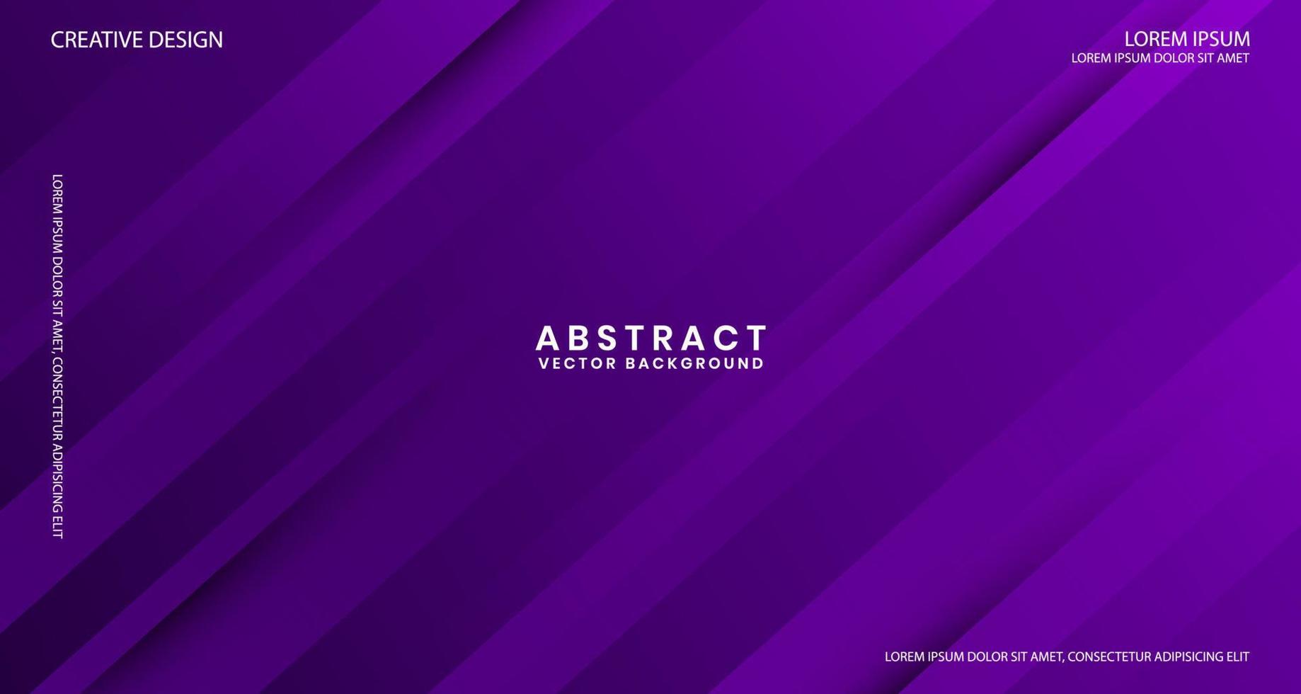 3d Purper techno abstract achtergrond overlappen laag Aan donker ruimte met lijnen effect decoratie. grafisch ontwerp element uitknippen stijl concept voor banier, folder, kaart, brochure omslag, of landen bladzijde vector