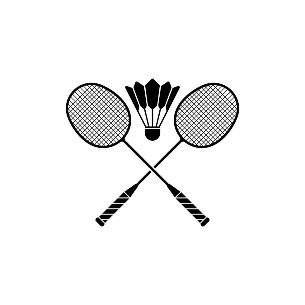 badminton racket icoon vector