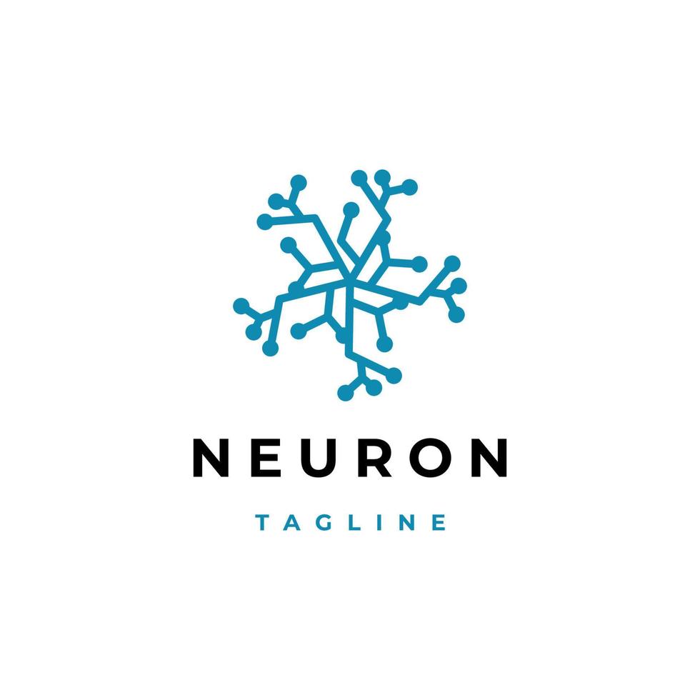 neuron logo icoon ontwerp vector sjabloon