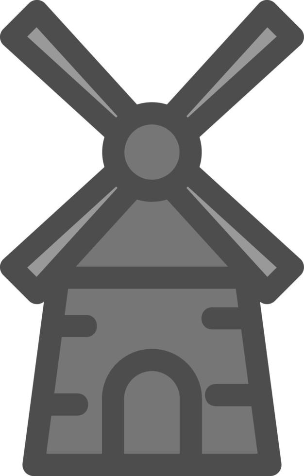 windmolens glyph icoon vector