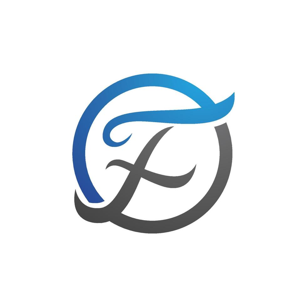 f letterpictogram vector