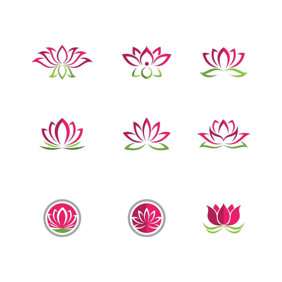 schoonheid vector lotus pictogram