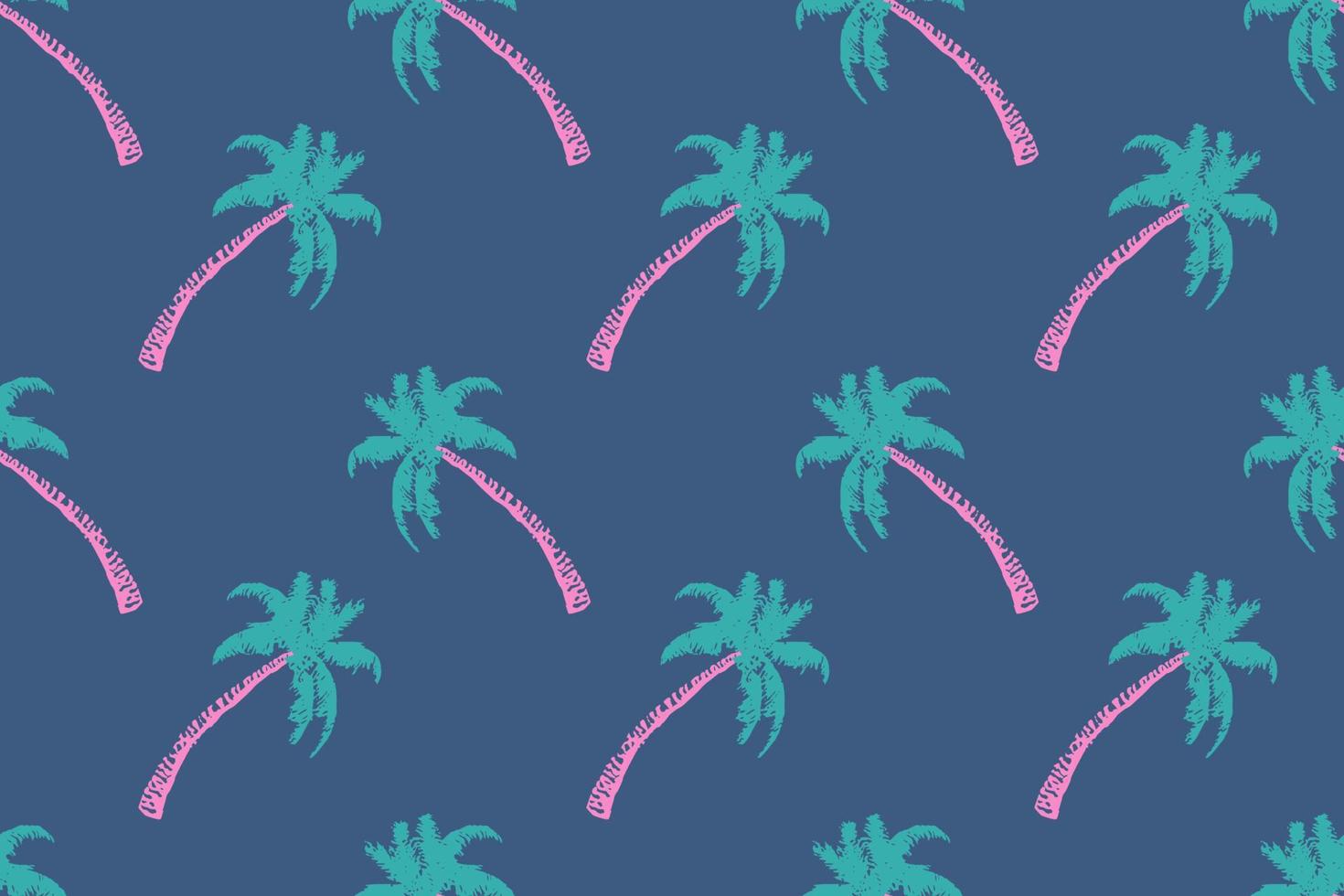 tropisch exotisch palm boom planten naadloos patroon. ontwerp voor gebruik achtergrond textiel allemaal over- kleding stof afdrukken omhulsel papier en anderen. herhalen structuur kokosnoot boom patronen gemakkelijk aanpasbare vector