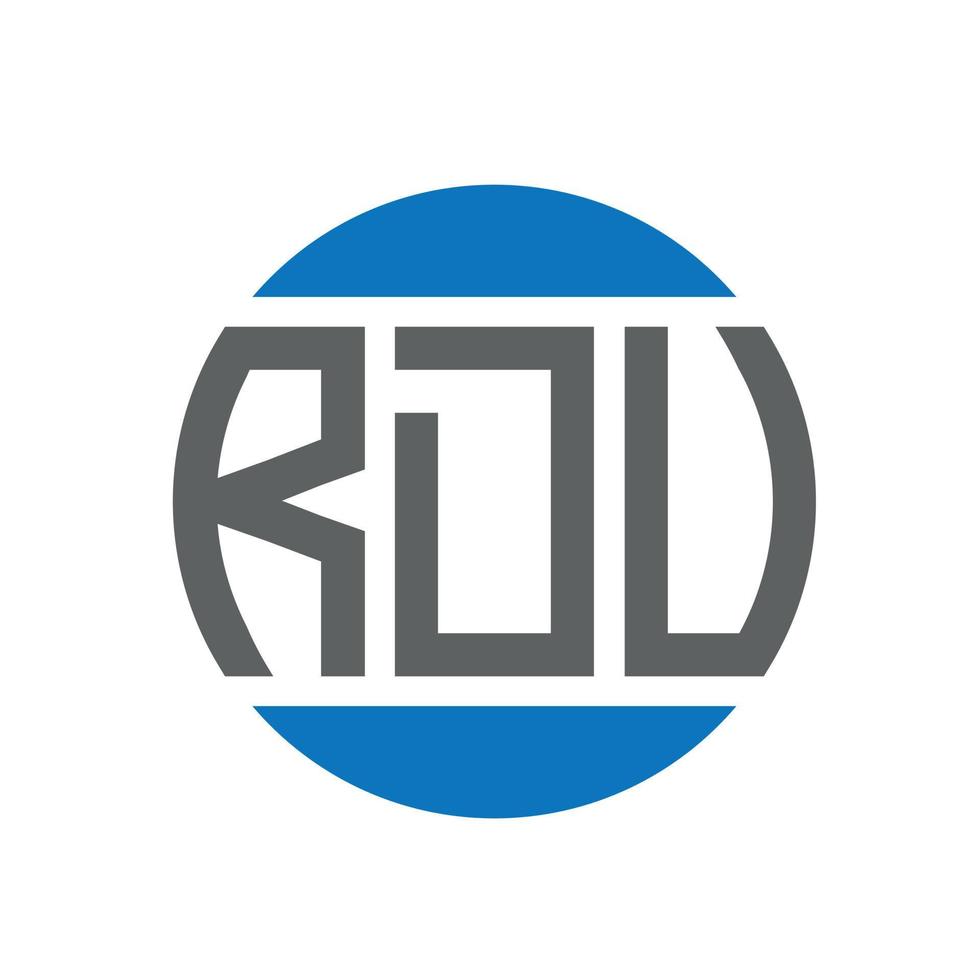 rdu brief logo ontwerp Aan wit achtergrond. rdu creatief initialen cirkel logo concept. rdu brief ontwerp. vector