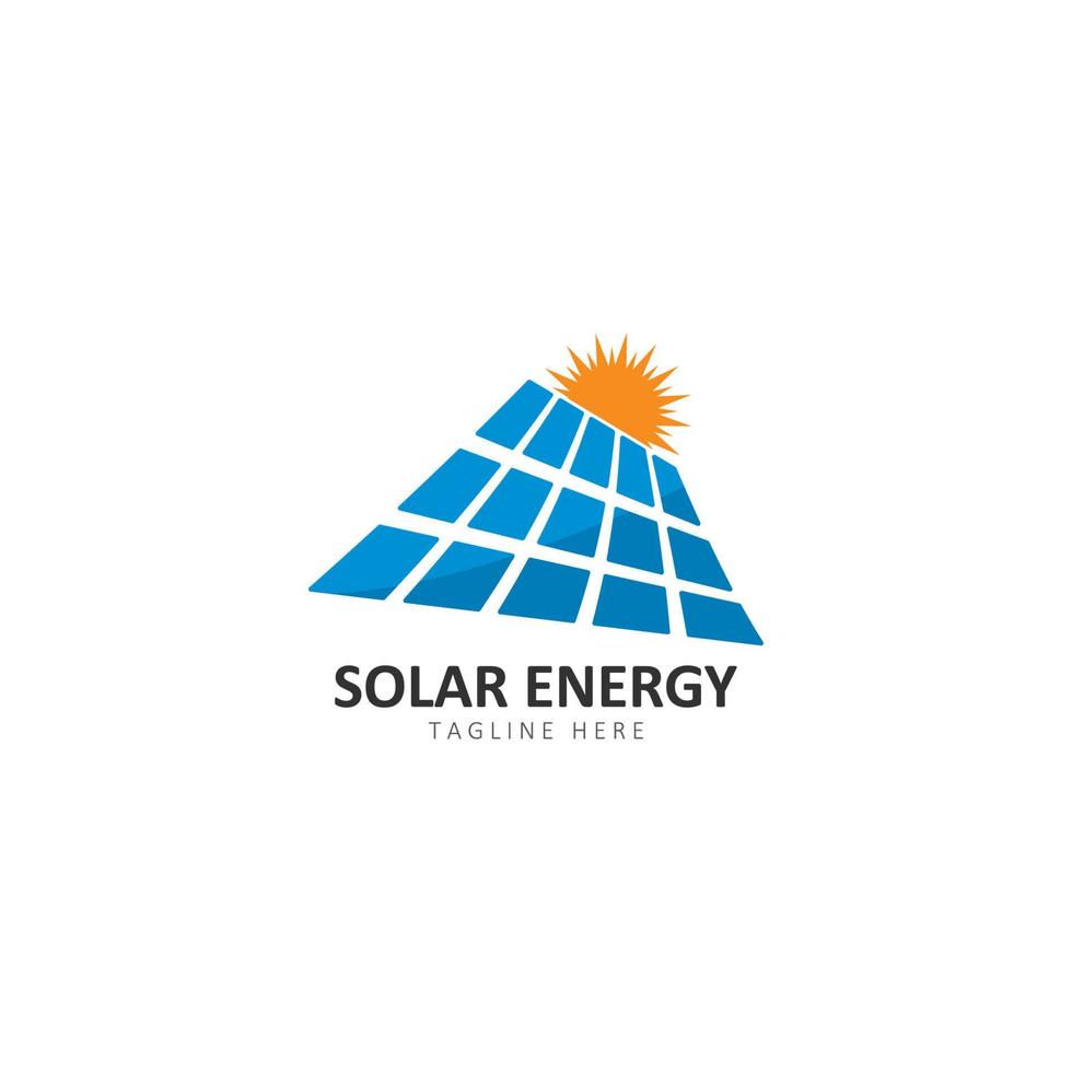 reeks van zonne- energie logo sjabloon vector icoon illustratie