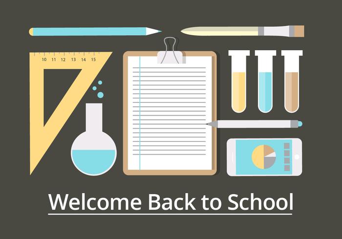 Gratis Vector Elements Terug naar School