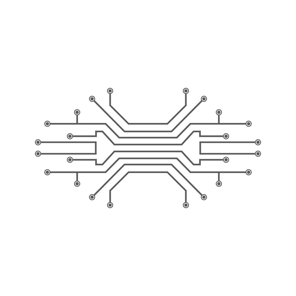 stroomkring technologie ilustration vector