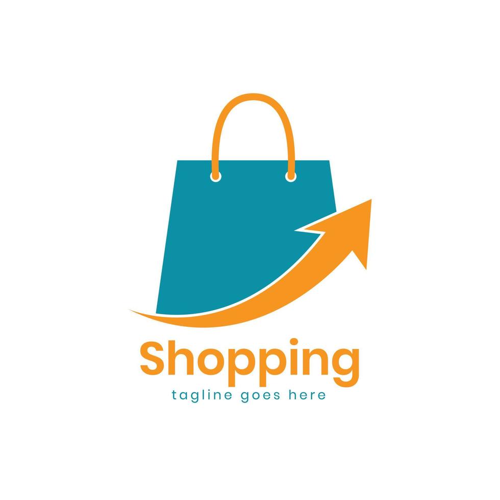 online winkel vector logo ontwerp. perfect voor ecommerce en op te slaan web element