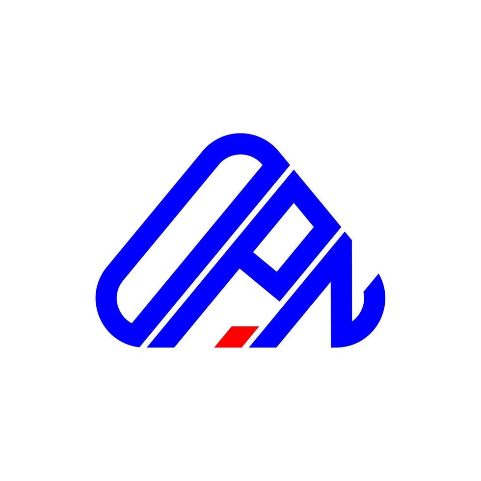 opn brief logo creatief ontwerp met vector grafisch, opn gemakkelijk en modern logo.