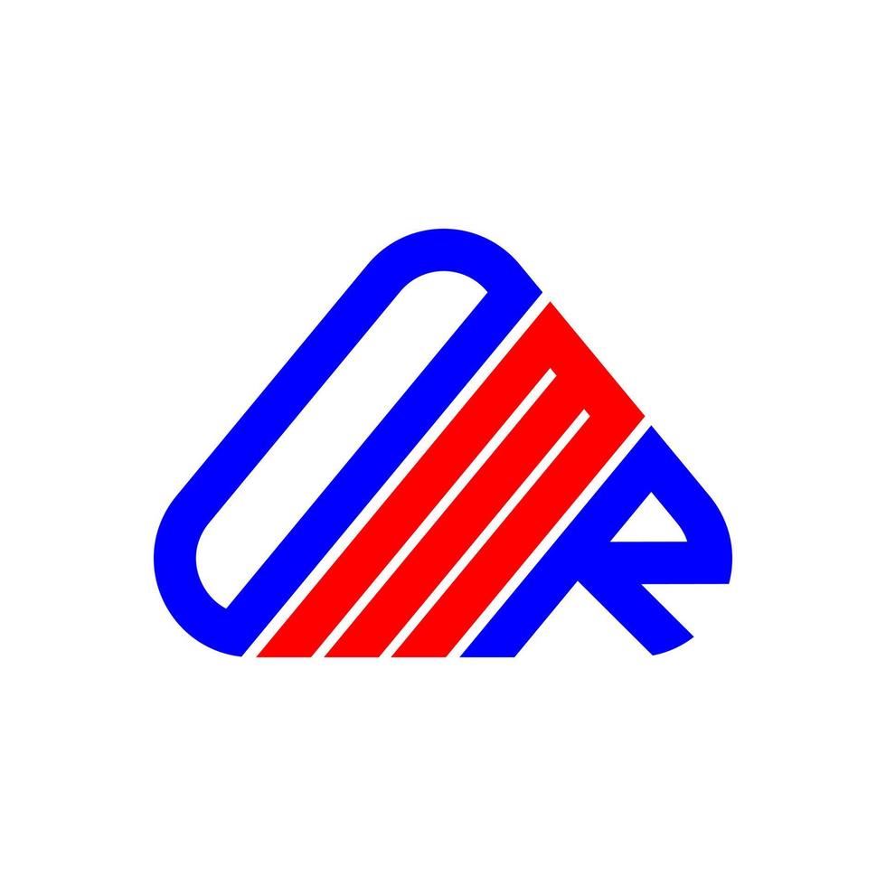 omr brief logo creatief ontwerp met vector grafisch, omr gemakkelijk en modern logo.