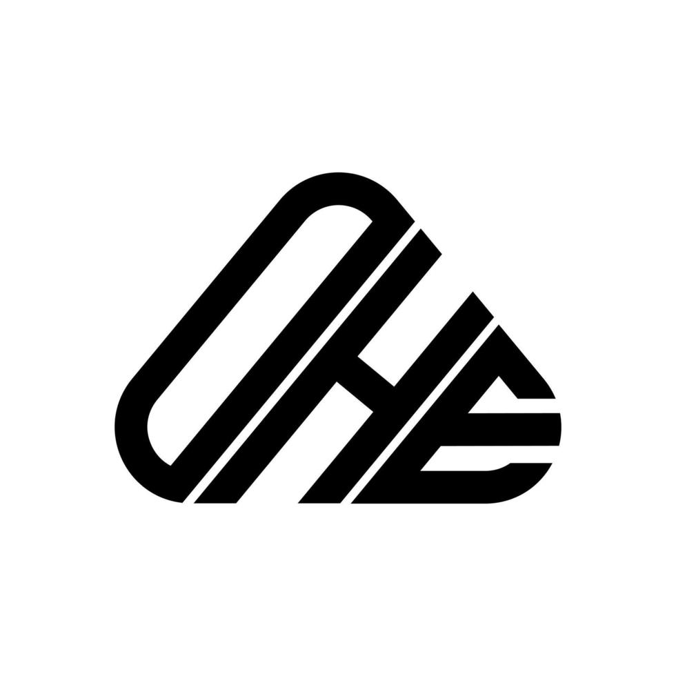 oeh brief logo creatief ontwerp met vector grafisch, oeh gemakkelijk en modern logo.