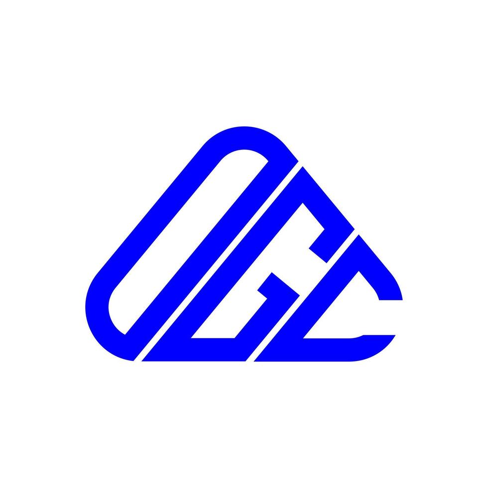 ogc brief logo creatief ontwerp met vector grafisch, ogc gemakkelijk en modern logo.