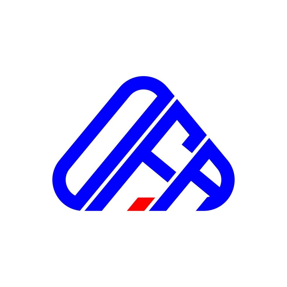 ofa brief logo creatief ontwerp met vector grafisch, ofa gemakkelijk en modern logo.