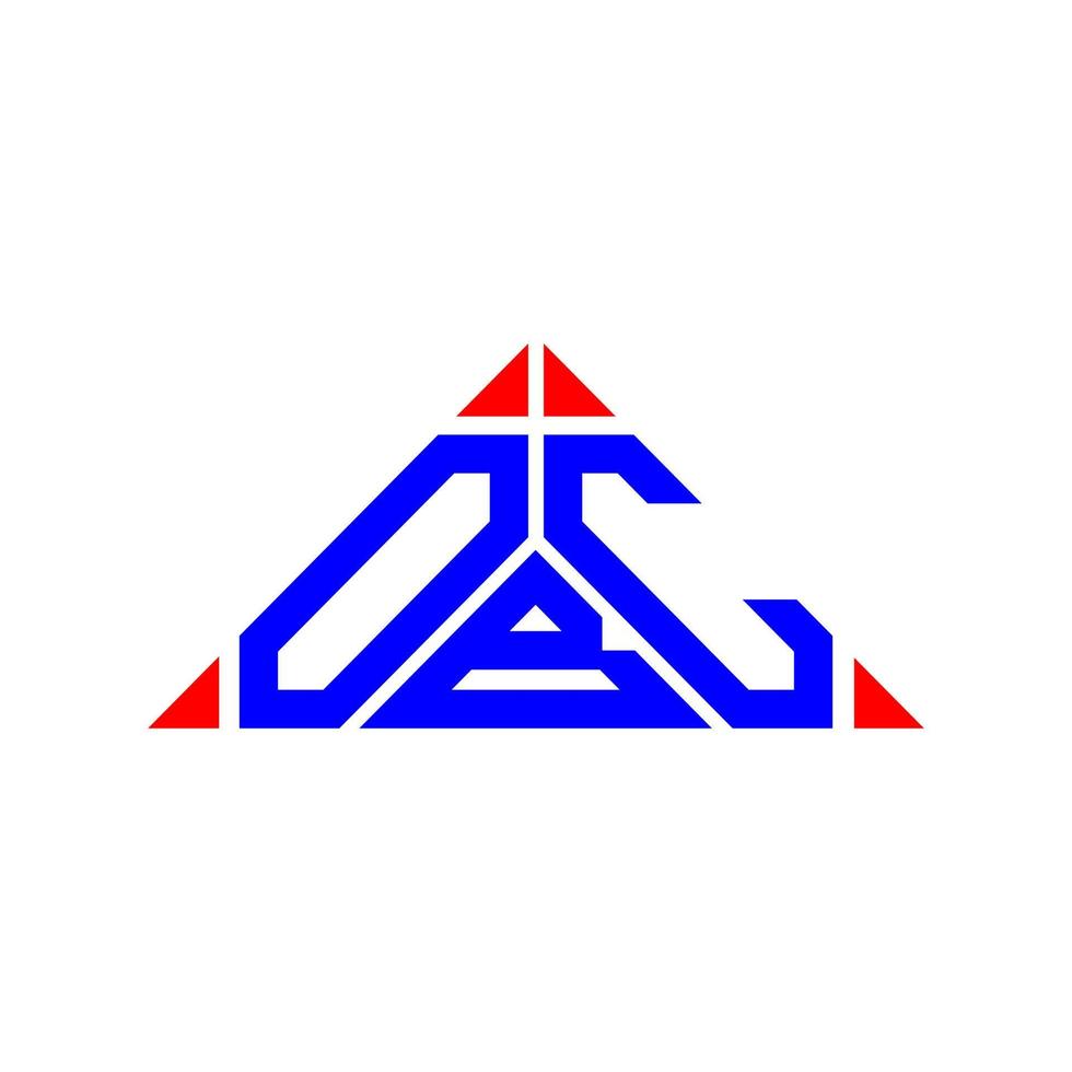 obc brief logo creatief ontwerp met vector grafisch, obc gemakkelijk en modern logo.