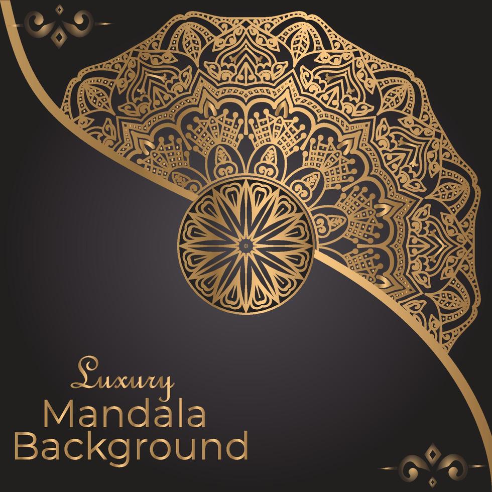 luxe mandala-ontwerp vector