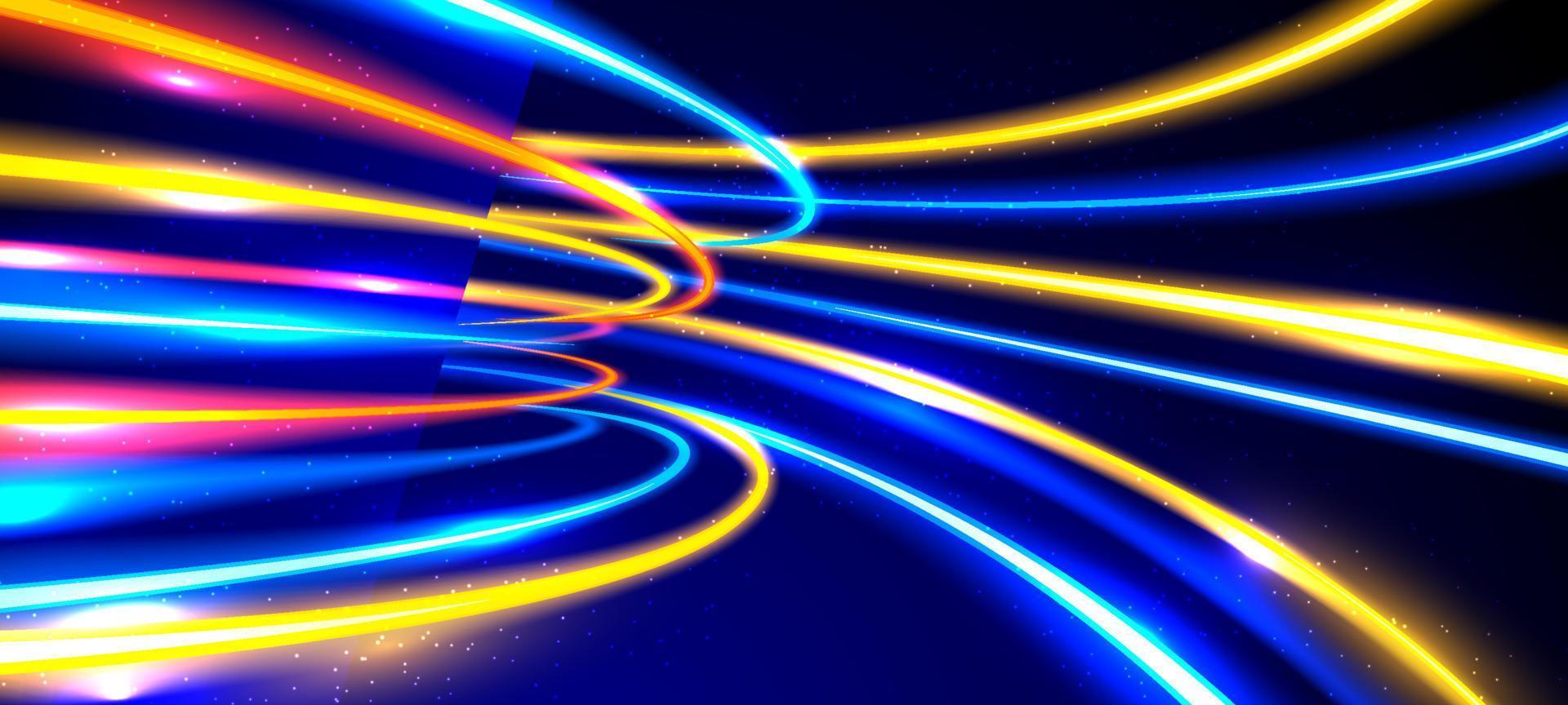 neon licht futuristische achtergrond vector