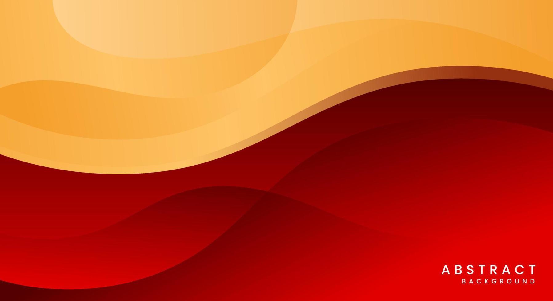 abstract rood en goud achtergrond vector