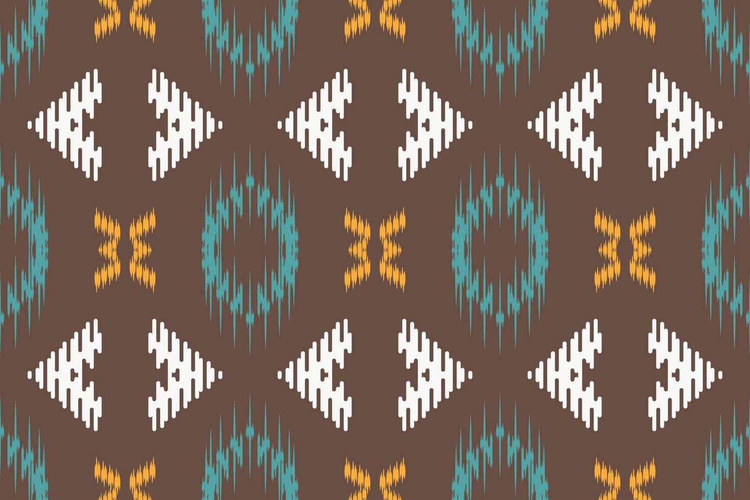 ikat kleding stof tribal kunst naadloos patroon. etnisch meetkundig ikkat batik digitaal vector textiel ontwerp voor prints kleding stof Saree mughal borstel symbool zwaden structuur kurti kurtis kurta's