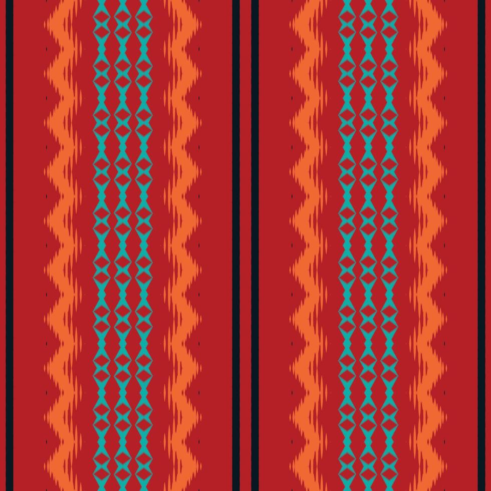 ikat ontwerpen tribal aztec naadloos patroon. etnisch meetkundig ikkat batik digitaal vector textiel ontwerp voor prints kleding stof Saree mughal borstel symbool zwaden structuur kurti kurtis kurta's