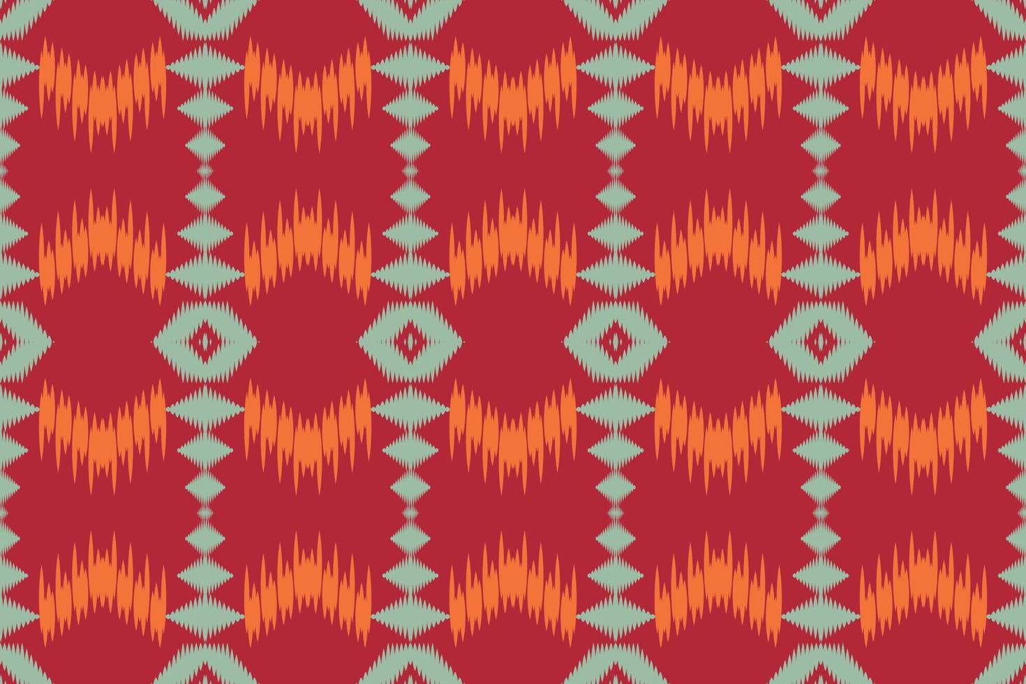 ikat naadloos tribal Afrika naadloos patroon. etnisch meetkundig batik ikkat digitaal vector textiel ontwerp voor prints kleding stof Saree mughal borstel symbool zwaden structuur kurti kurtis kurta's