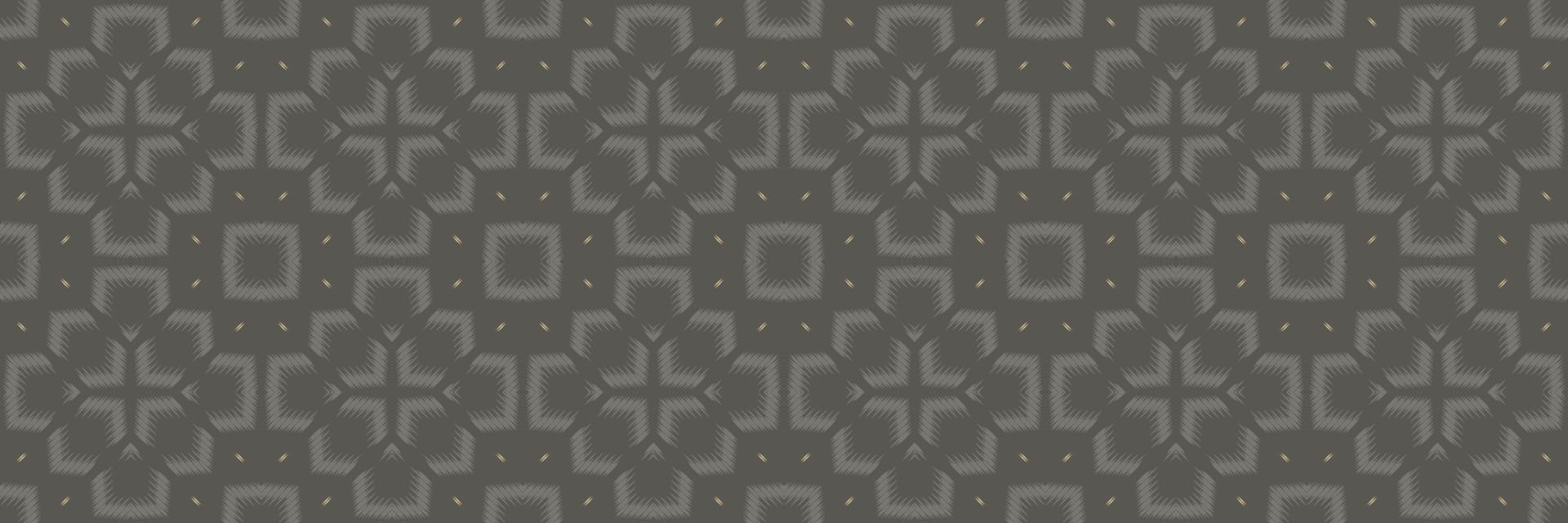 batik textiel ikkat of ikat vector naadloos patroon digitaal vector ontwerp voor afdrukken Saree kurti Borneo kleding stof grens borstel symbolen stalen katoen