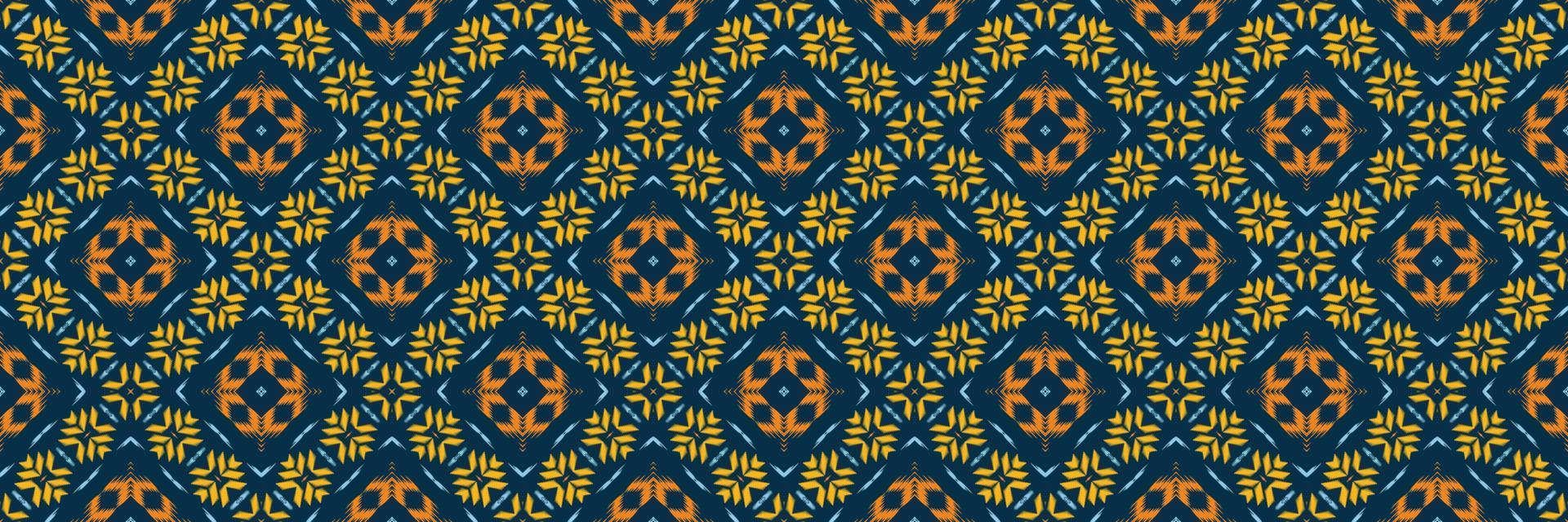 batik textiel ikat kader naadloos patroon digitaal vector ontwerp voor afdrukken Saree kurti Borneo kleding stof grens borstel symbolen stalen katoen